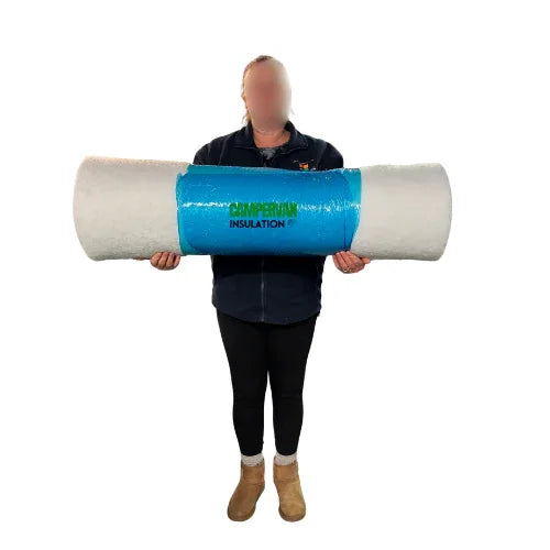 50mm Camper Van Thermal Insulation White Fleece Absoft Material