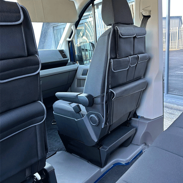 For VW Crafter / ManTGE, back Seat storage Organiser, Captain seats, 2018-onwards