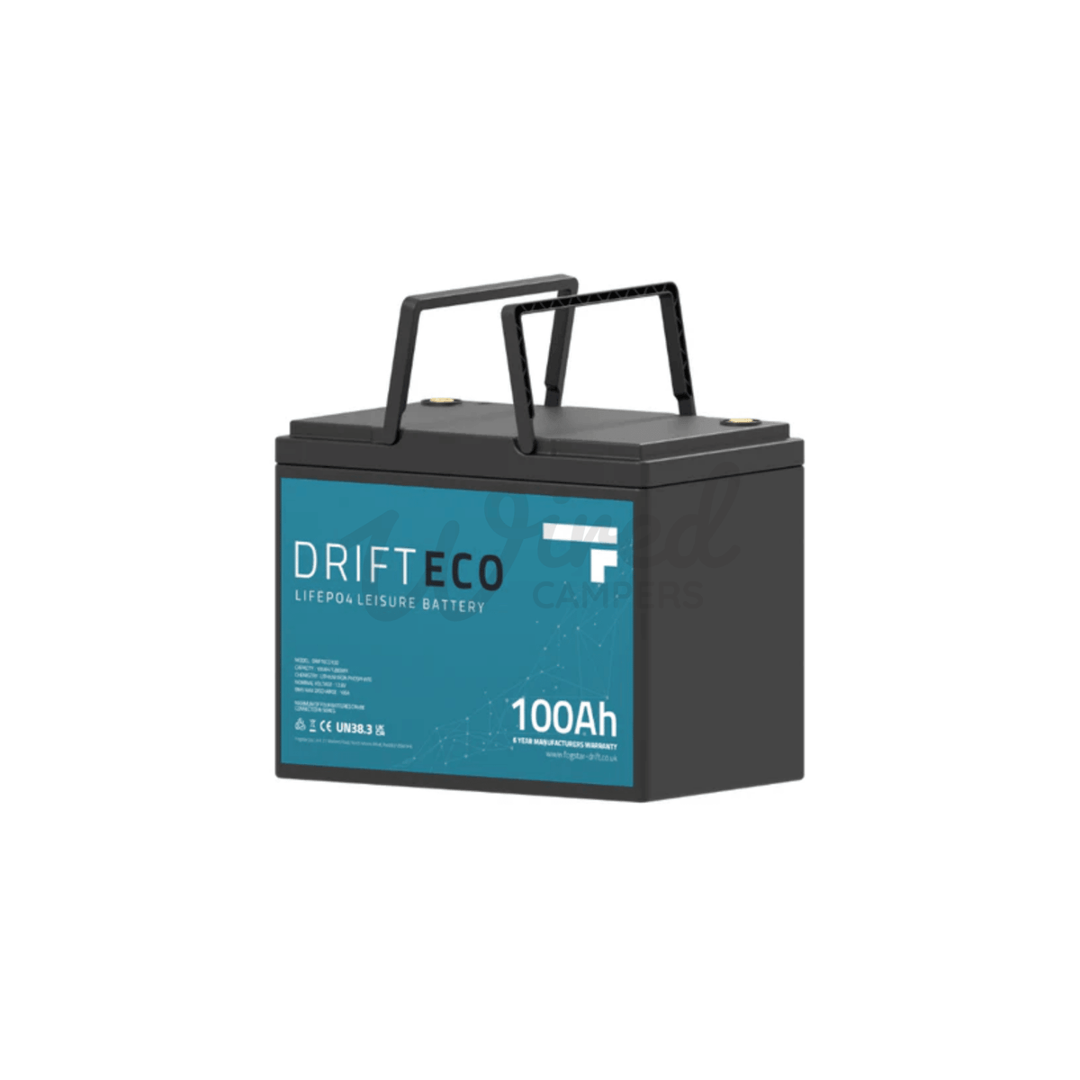 Fogstar Drift ECO 12V 100Ah Bluetooth Lithium LiFePO4 Leisure Battery