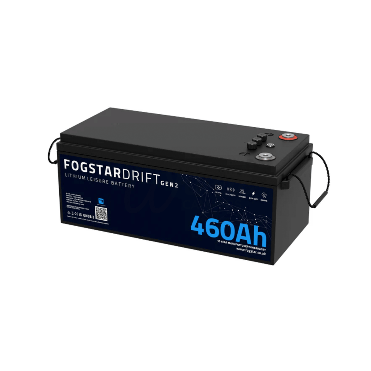 Fogstar Drift Gen2 12V 460Ah Heated Lithium LiFePO4 Leisure Battery With Bluetooth