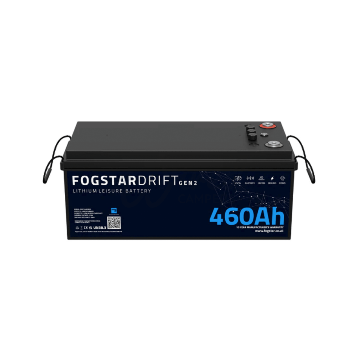 Fogstar Drift Gen2 12V 460Ah Heated Lithium LiFePO4 Leisure Battery With Bluetooth