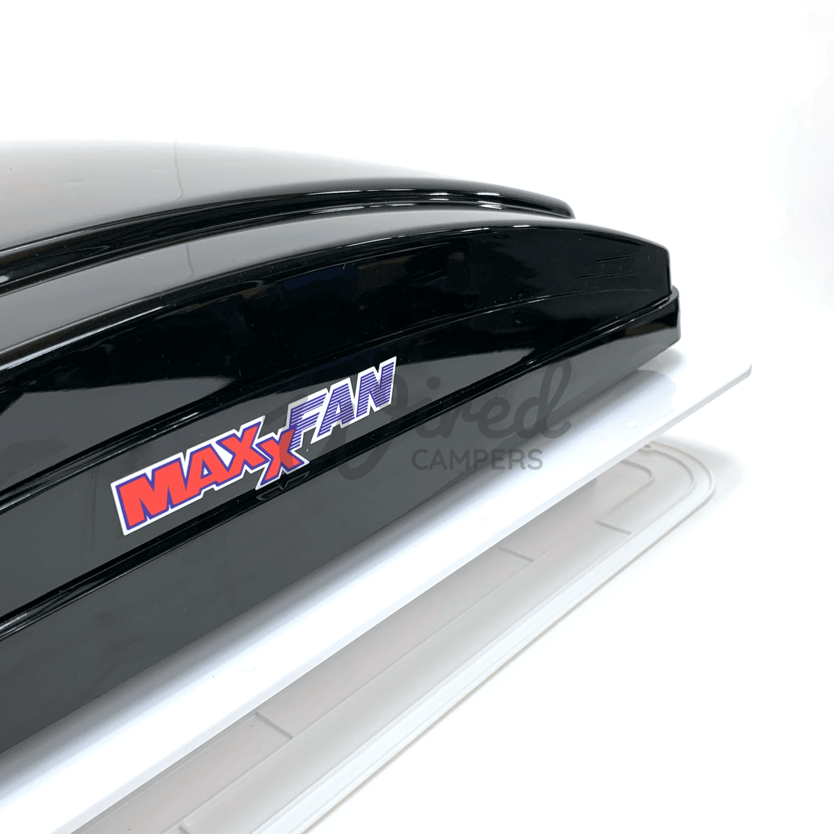 MaxxAir MaxxFan Deluxe Remote Controlled Automatic Roof Fan Vent - Smoked Lid