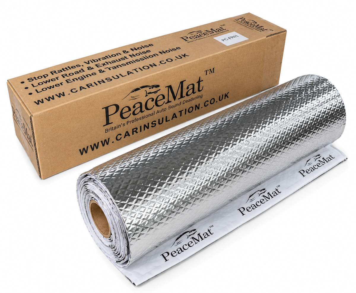 Camper Van Sound Deadening Mat, PeaceMAT XR 4m Roll in Silver