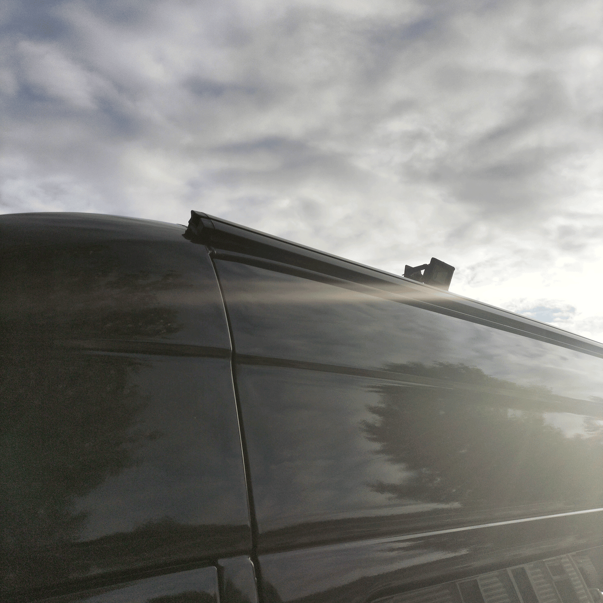For Mercedes Sprinter / Dodge Sprinter Black Awning Rails – Drive-Away & Reimo Compatible