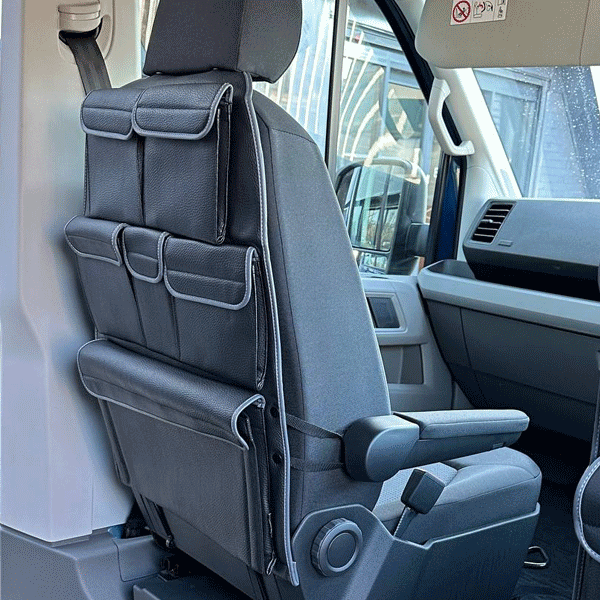 For VW Crafter / ManTGE, back Seat storage Organiser, Captain seats, 2018-onwards