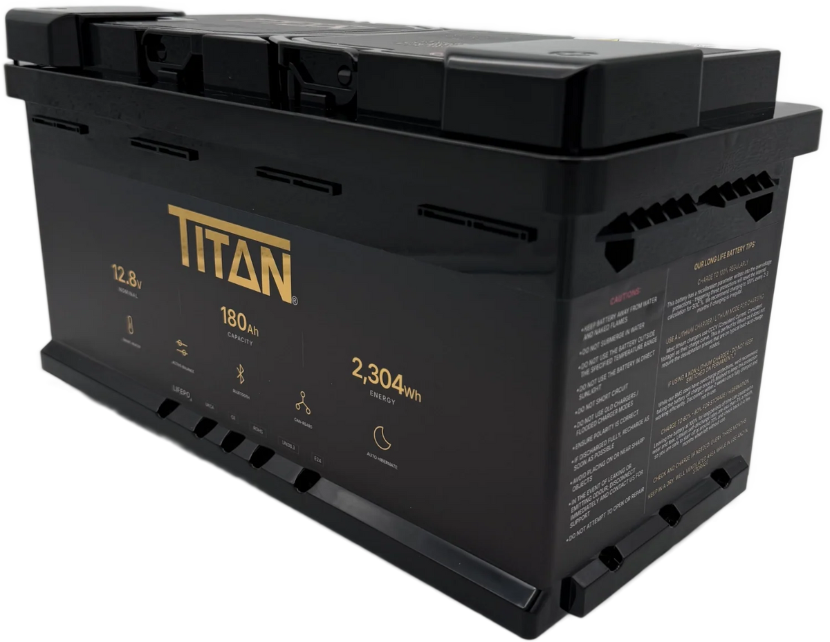 TITAN 12V 180Ah Lithium Leisure Battery (DIN Type 019)