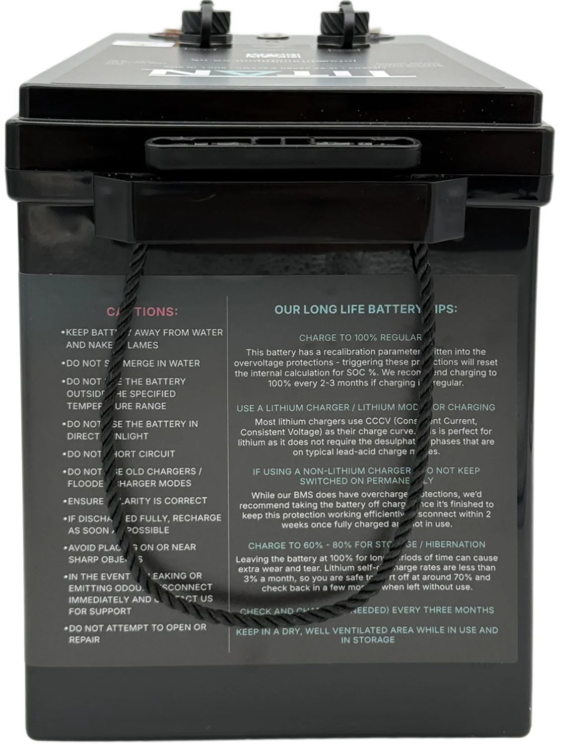 TITAN 12V 330Ah Lithium Leisure Battery