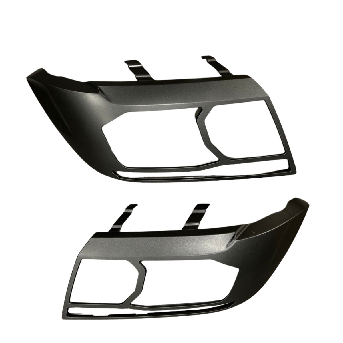 VW Crafter Headlight Guards Hammerite Ultimate Matte Black (2018-2025) | Front Headlight Protectors
