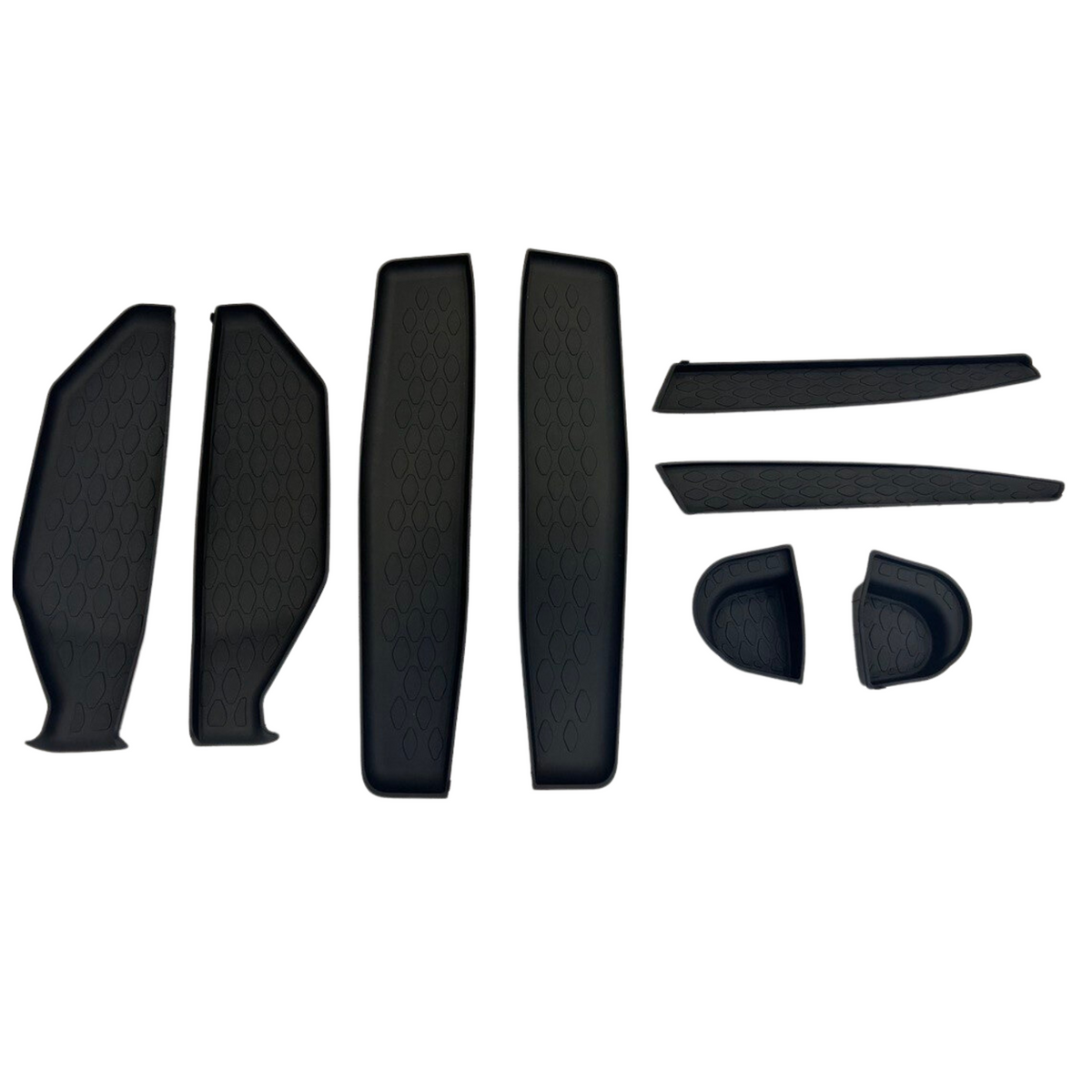 For New Ford Transit Custom 2024-2026 Rubber Door Pocket Inserts | Non-Slip Storage Mats