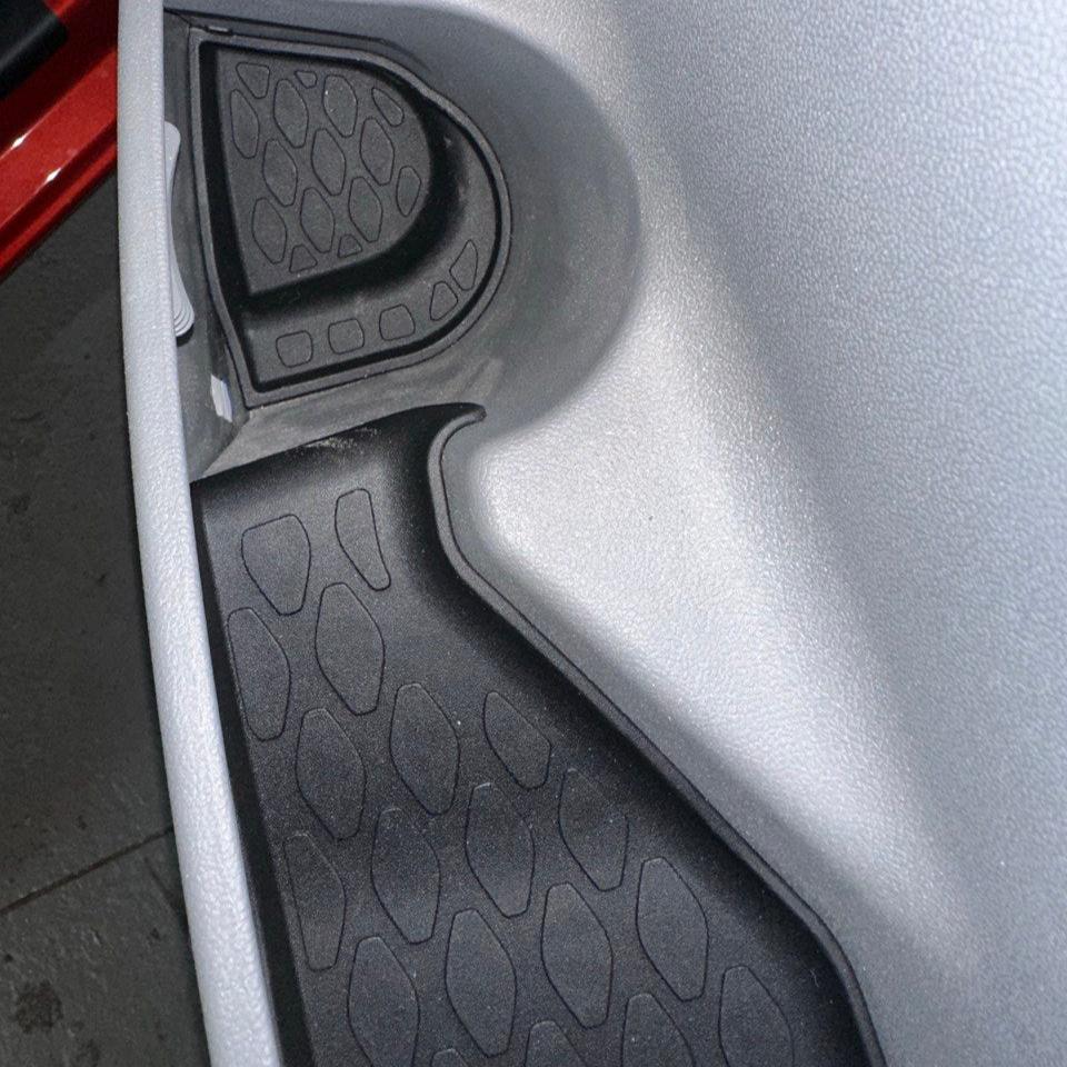For New Ford Transit Custom 2024-2026 Rubber Door Pocket Inserts | Non-Slip Storage Mats