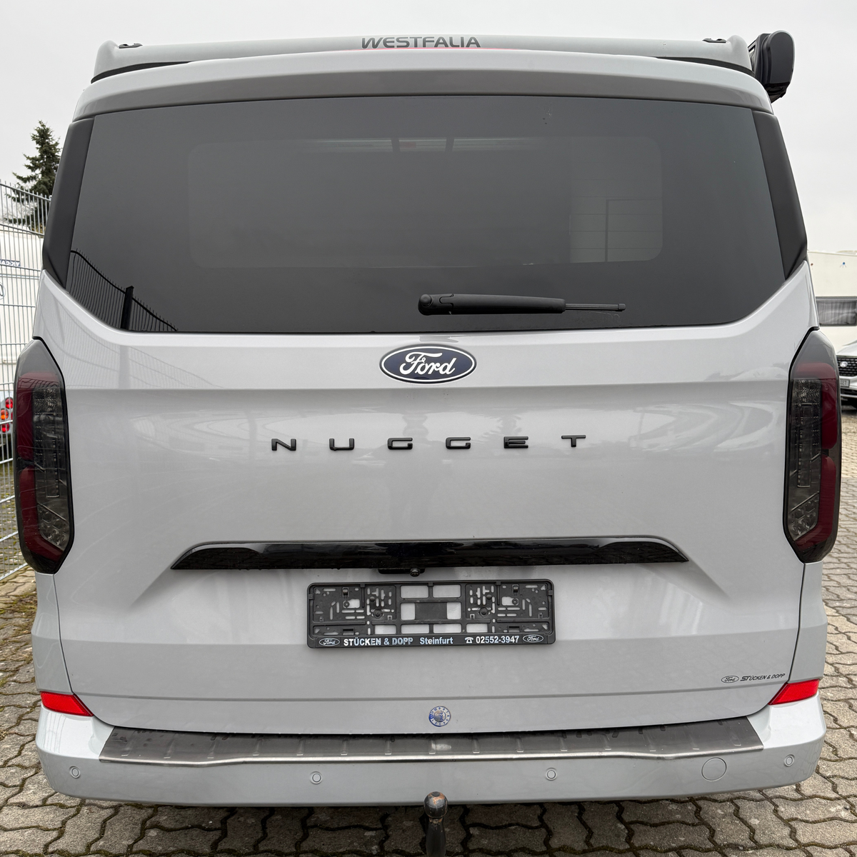 For New Ford Transit Custom 2024-2026 Full LED Rear Lights | Smoked Tail Light Upgrade