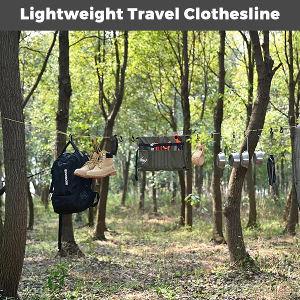 Lightweight Travel And Camping Clothesline