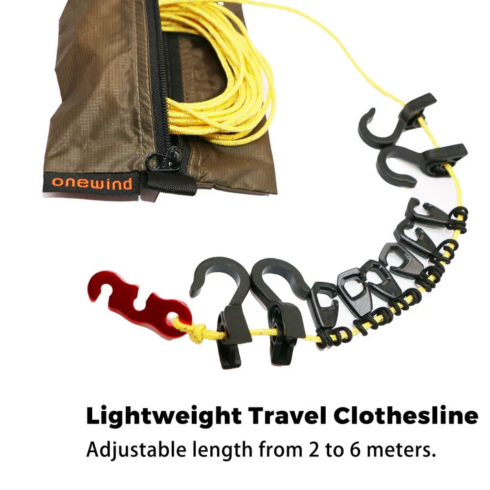 Lightweight Travel And Camping Clothesline