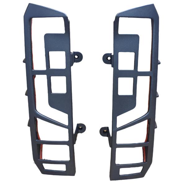 For VW Crafter Rear Light Guards Hammerite Ultimate Matte Black (2018-2025) | Tail Light Protectors