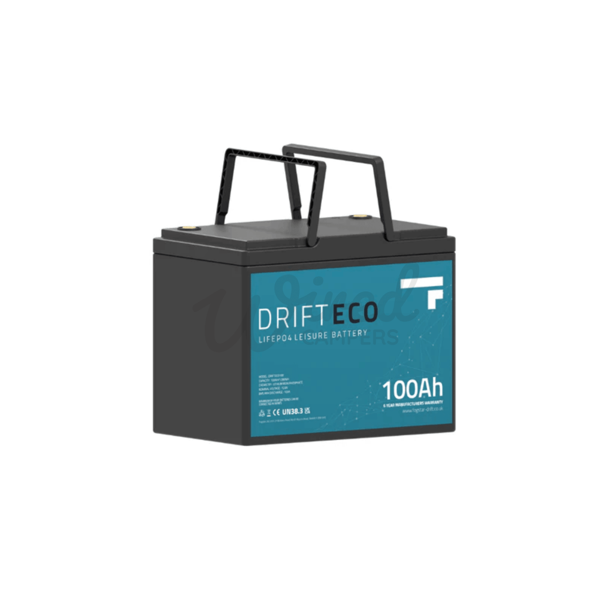Fogstar Drift ECO 12V 100Ah Bluetooth Lithium LiFePO4 Leisure Battery