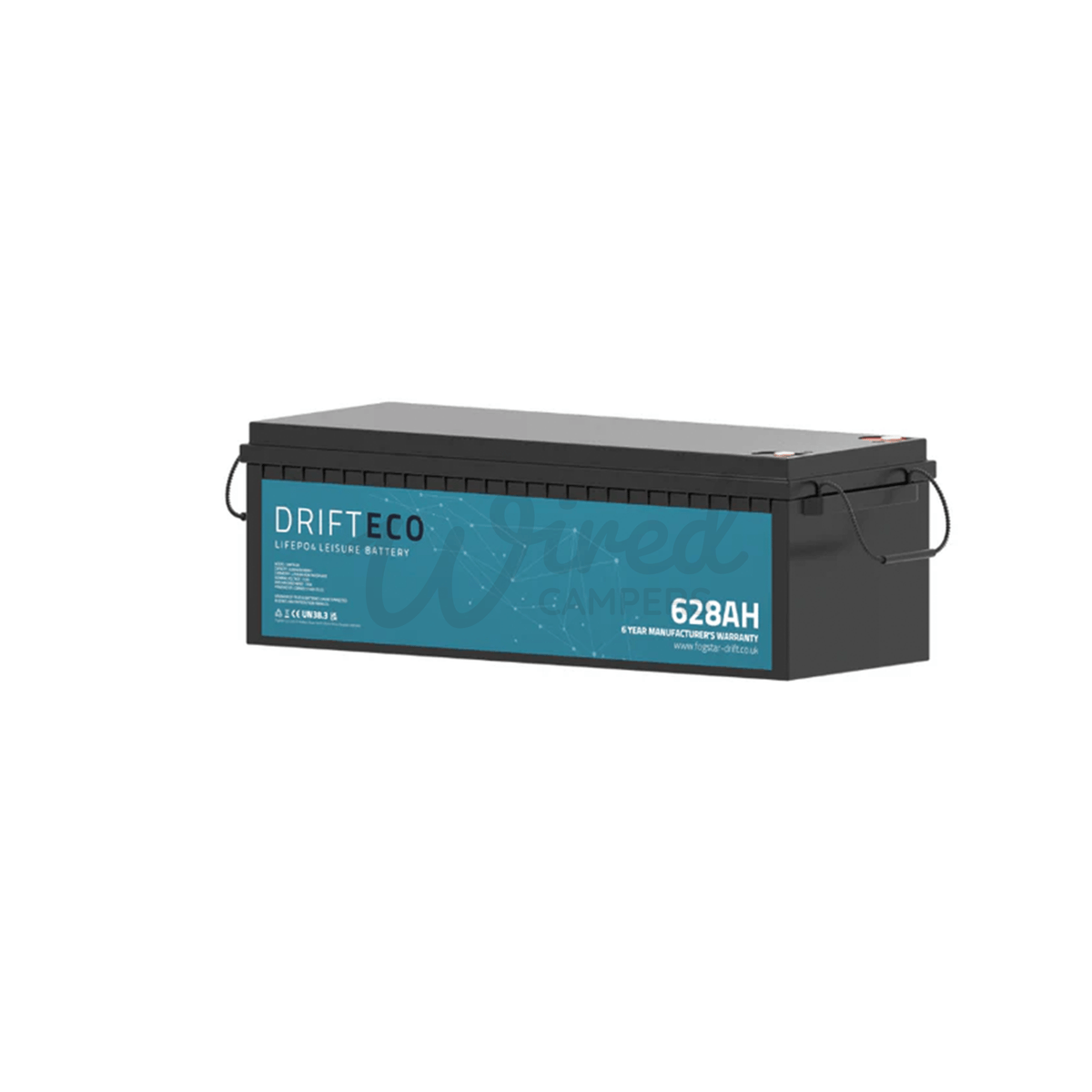 Fogstar Drift ECO 12V 628Ah Bluetooth Lithium LiFePO4 Leisure Battery
