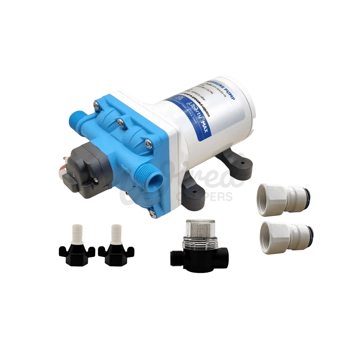 Liberty Max Pump – 10 Litre 30 PSI Camper Van Water Pump - 12V DC