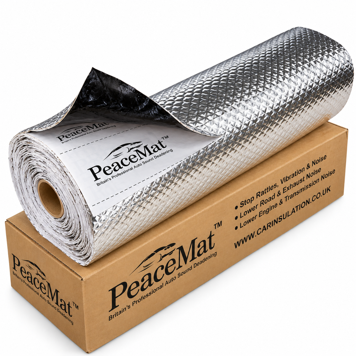 Camper Van Sound Deadening Mat, PeaceMAT XR 4m Roll in Silver