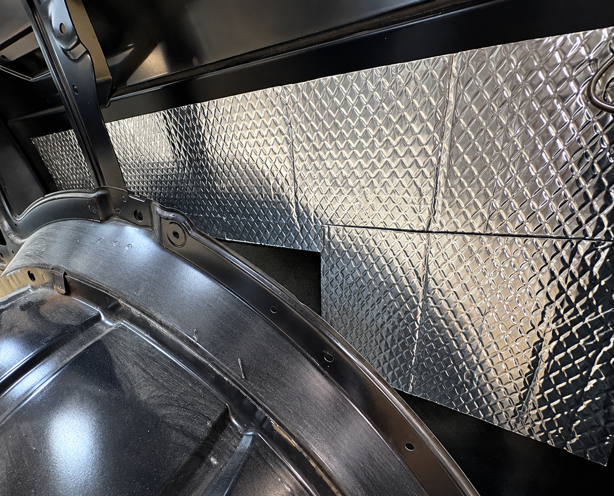 Camper Van Sound Deadening Mat, PeaceMAT XR 4m Roll in Silver