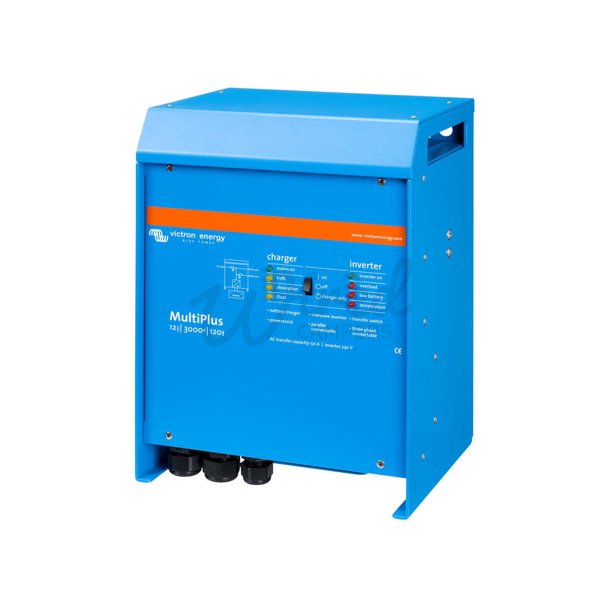 Victron Energy MultiPlus 12/3000/120-50 3000VA 230V Inverter Charger - PMP123021010