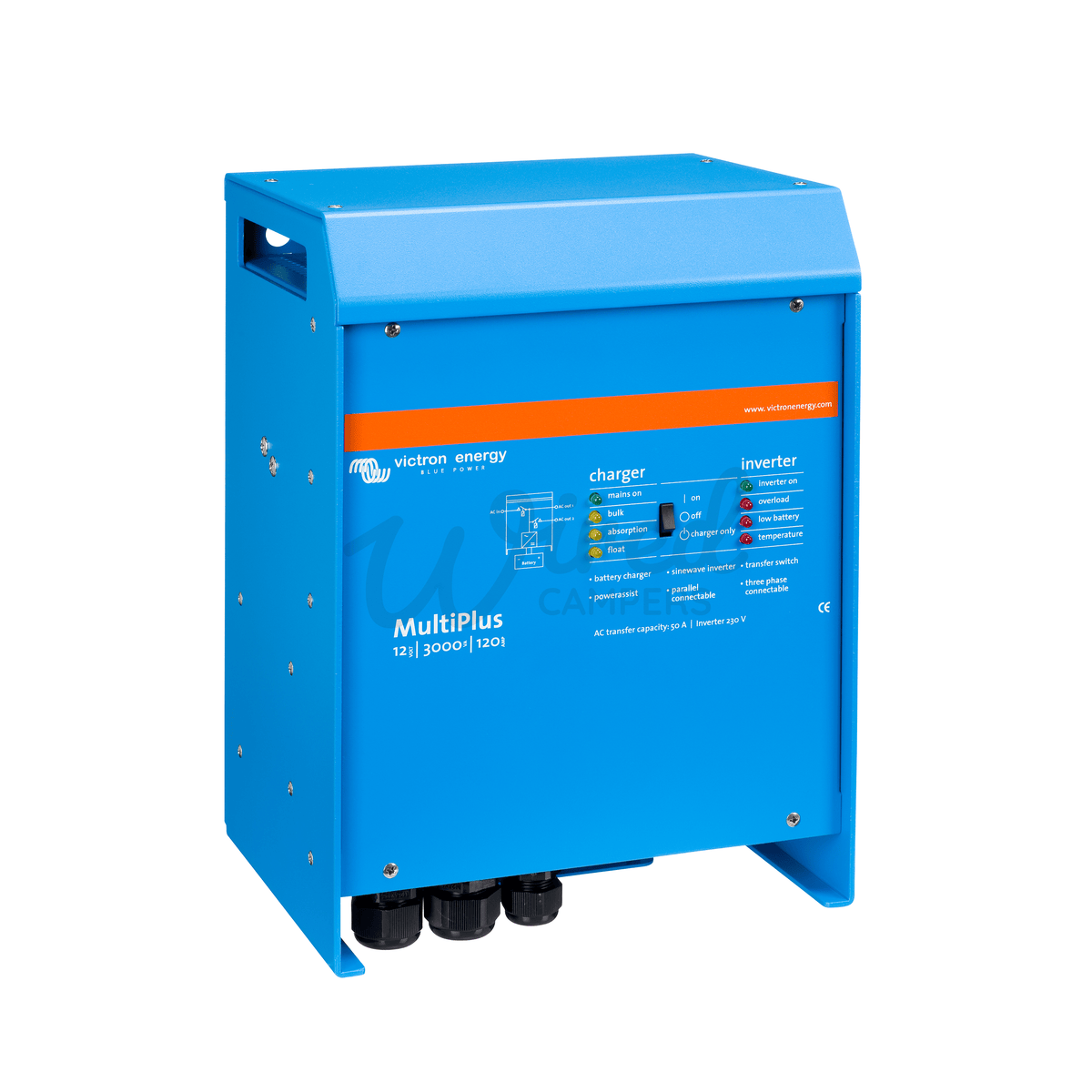 Victron Energy MultiPlus 12/3000/120-50 3000VA 230V Inverter Charger - PMP123021010